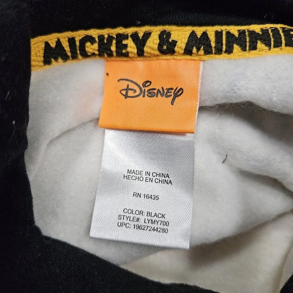 Disney Mickey & Minnie Toddler‎ 2T Halloween Sweatshirt Hoodie with Ears NEW